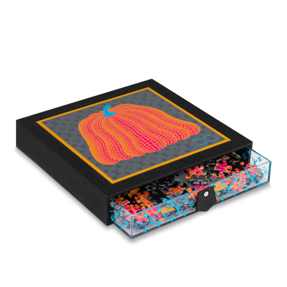 yumaにさせて頂きました。 LOUIS VUITTON フラワ LV x YK Pumpkin Jigsaw Puzzle