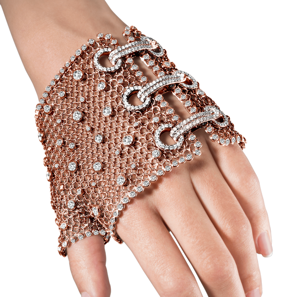 JACOB CO. Rare Touch Collection Diamond Mesh Glove