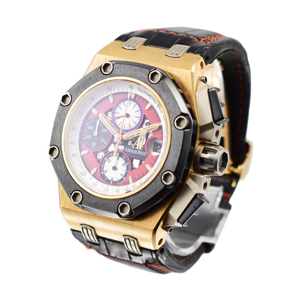 Royal Oak Offshore Ruben Barrichello Iii Rose Gold Men s Watch